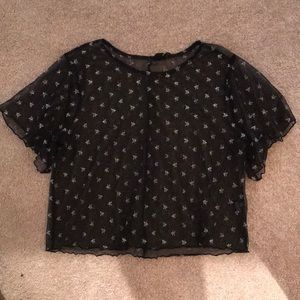 Mesh Star Urban Outfitters Shirt
